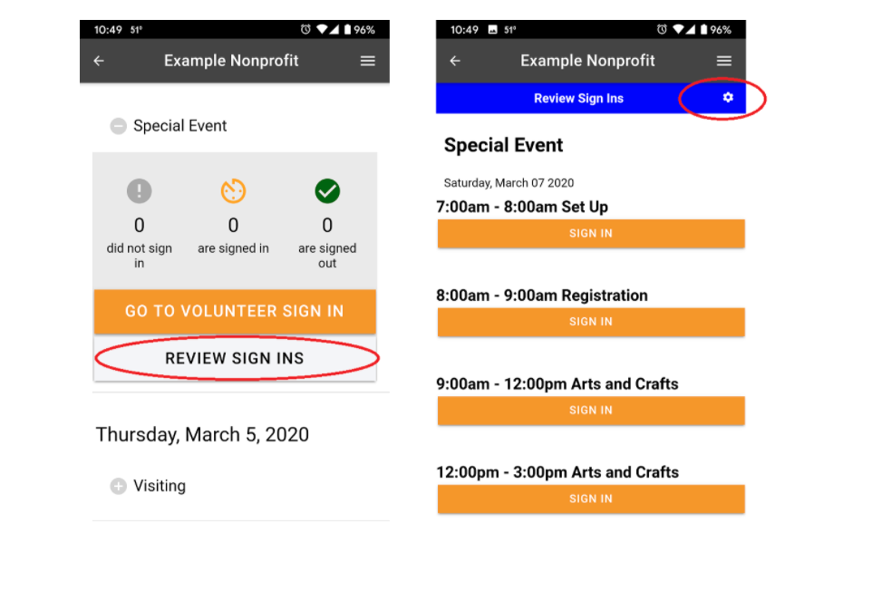 Digital Event SignIn Sheet Track It Forward